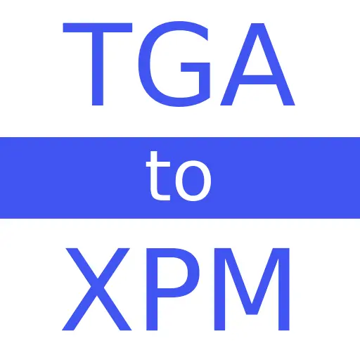 TGA to XPM
