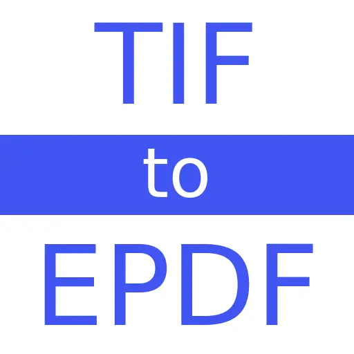 TIF to EPDF