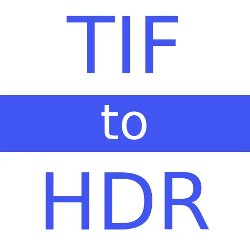 TIF to HDR