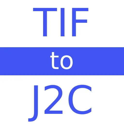 TIF to J2C