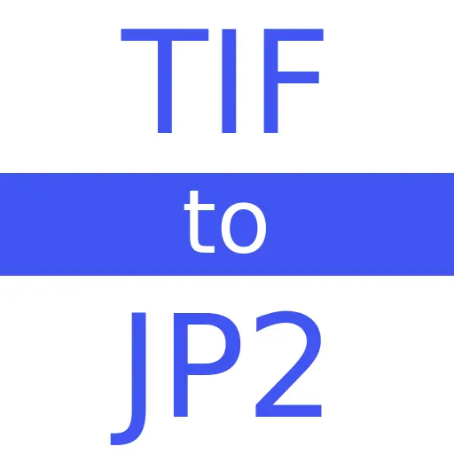 TIF to JP2