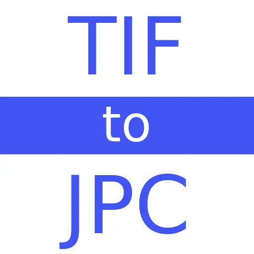 TIF to JPC