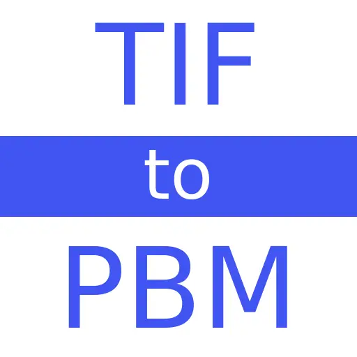 TIF to PBM