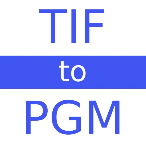 TIF to PGM