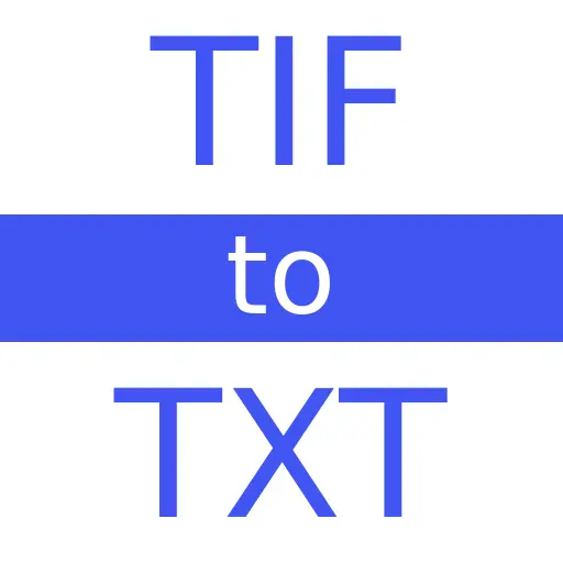 TIF to TXT