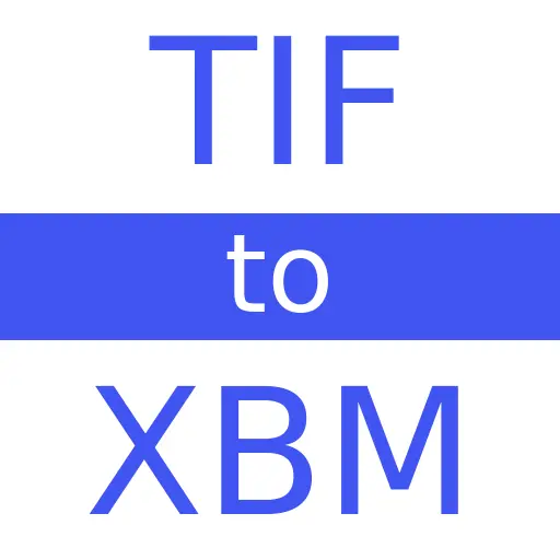TIF to XBM