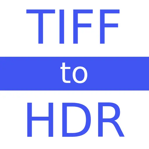 TIFF to HDR