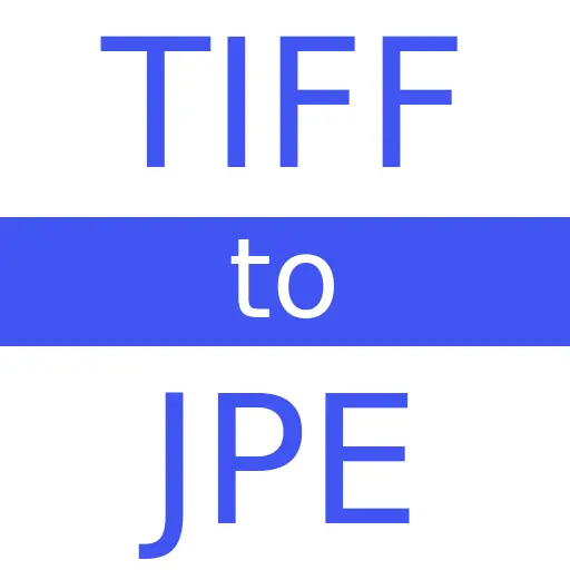 TIFF to JPE