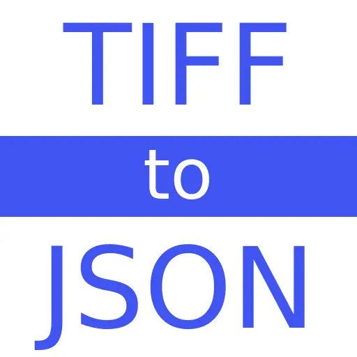 TIFF to JSON