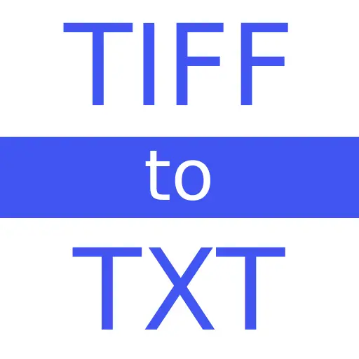 TIFF to TXT