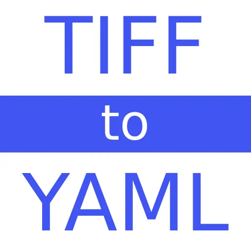 TIFF to YAML