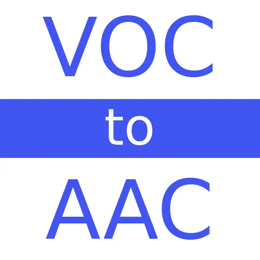 VOC to AAC