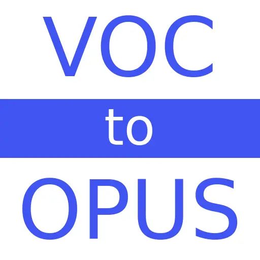 VOC to OPUS