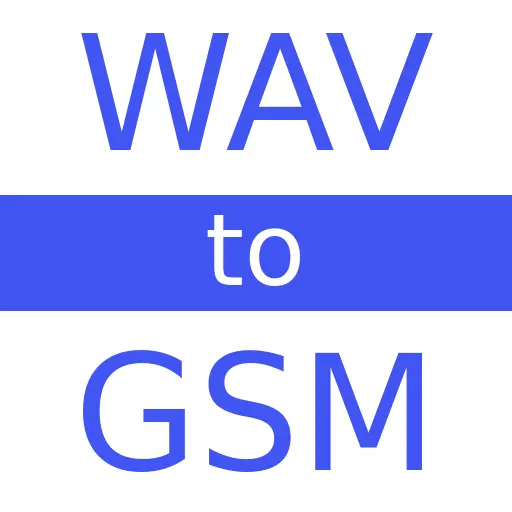 WAV to GSM