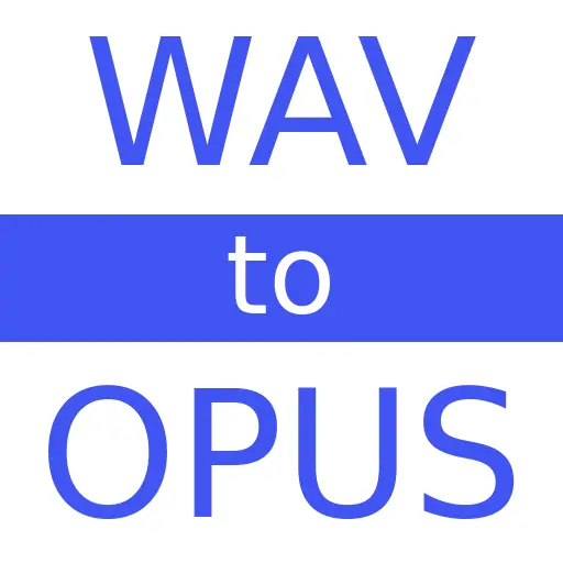 WAV to OPUS
