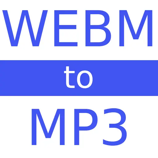 WEBM to MP3