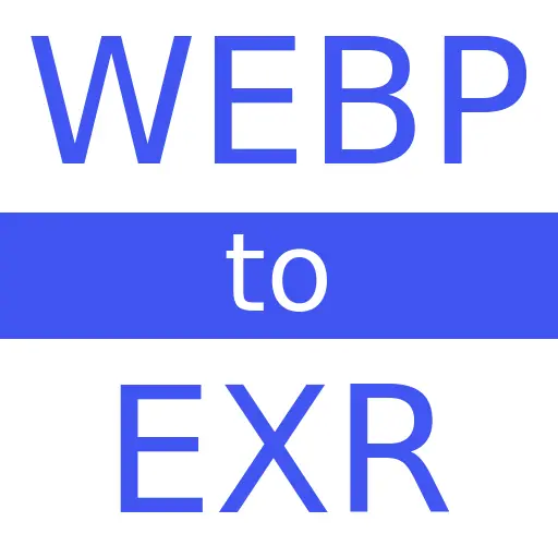 WEBP to EXR