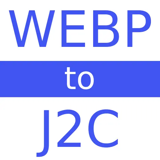 WEBP to J2C