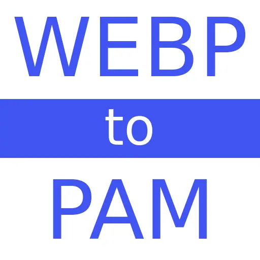 WEBP to PAM