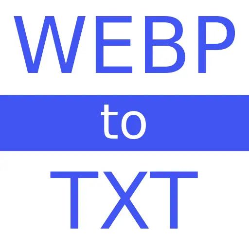 WEBP to TXT