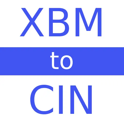 XBM to CIN
