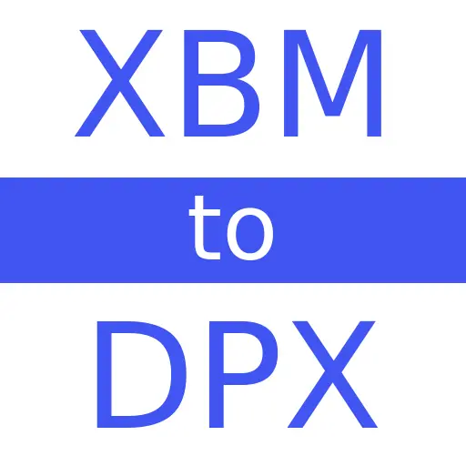 XBM to DPX