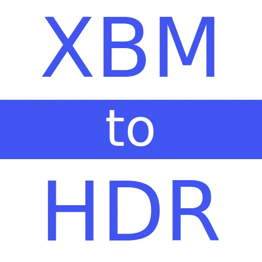 XBM to HDR