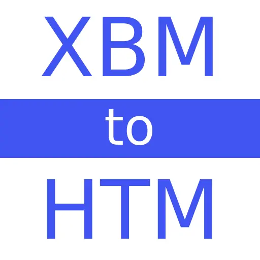 XBM to HTM