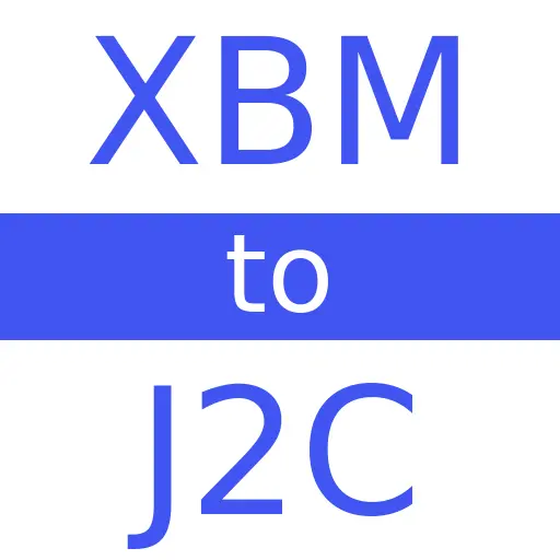 XBM to J2C
