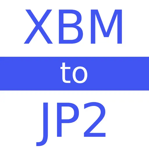 XBM to JP2
