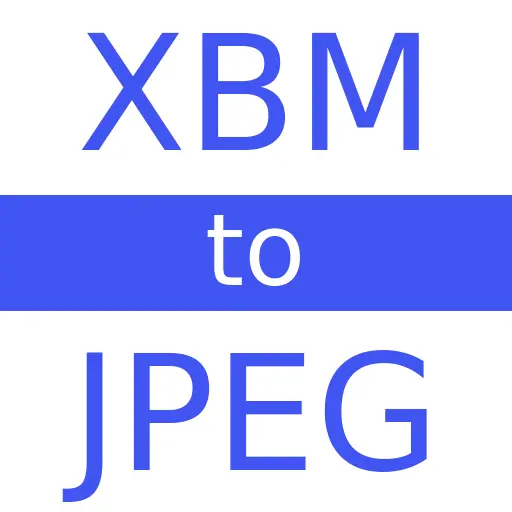 XBM to JPEG