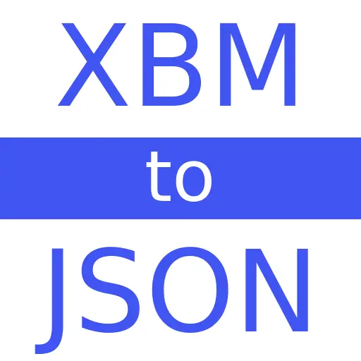 XBM to JSON