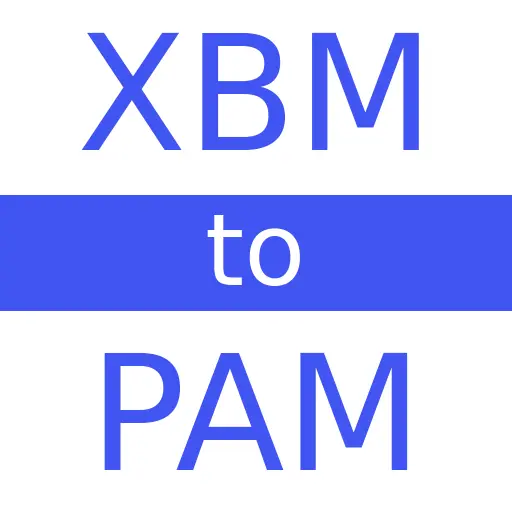 XBM to PAM
