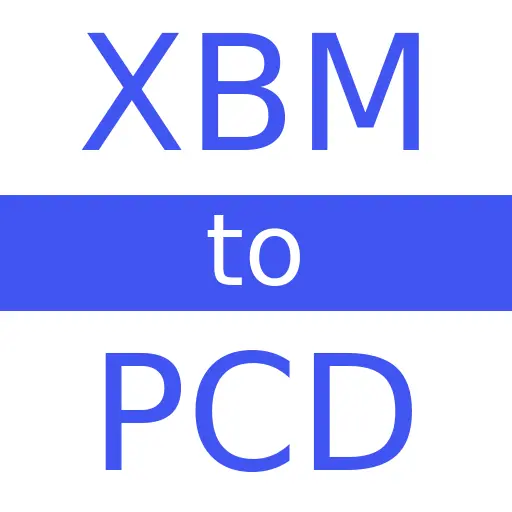 XBM to PCD