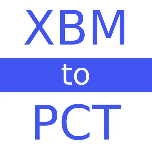 XBM to PCT