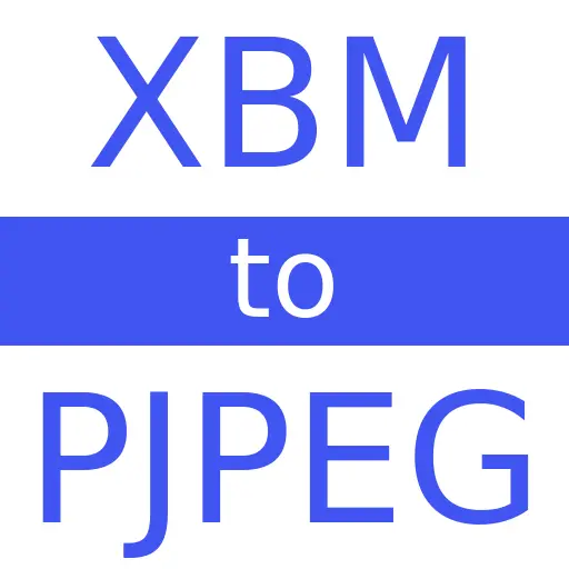 XBM to PJPEG