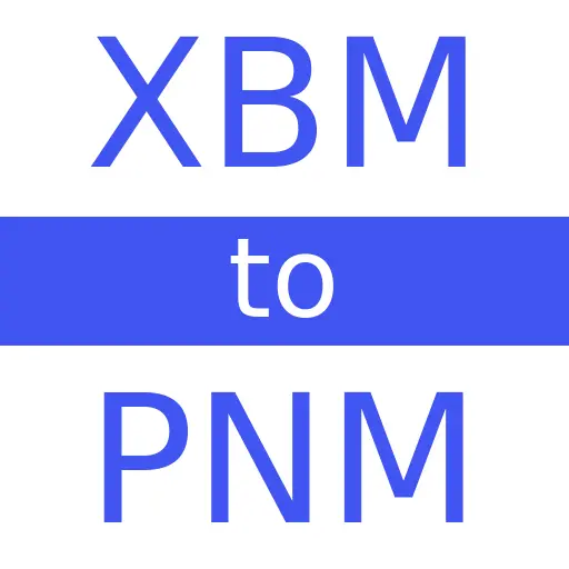 XBM to PNM