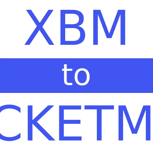 XBM to POCKETMOD