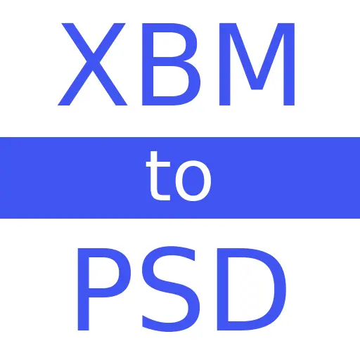 XBM to PSD