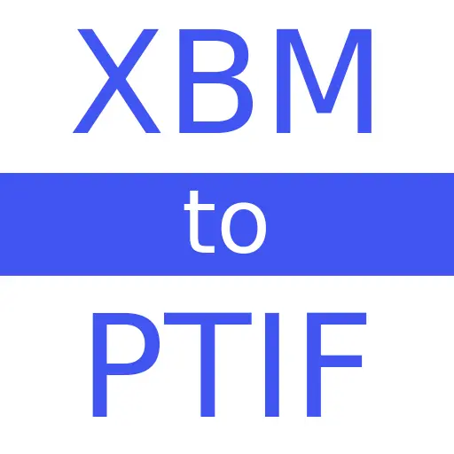 XBM to PTIF