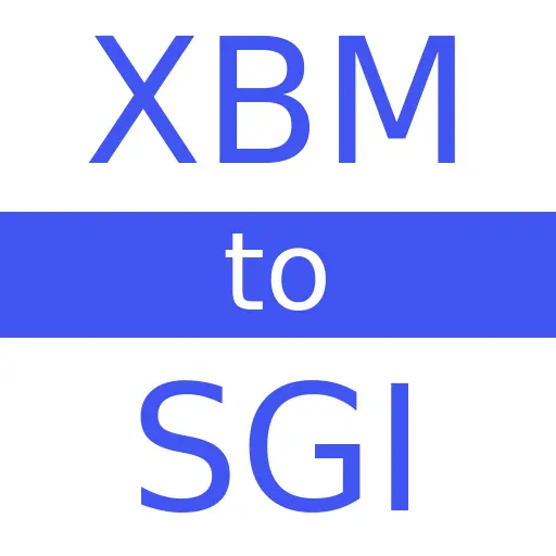 XBM to SGI