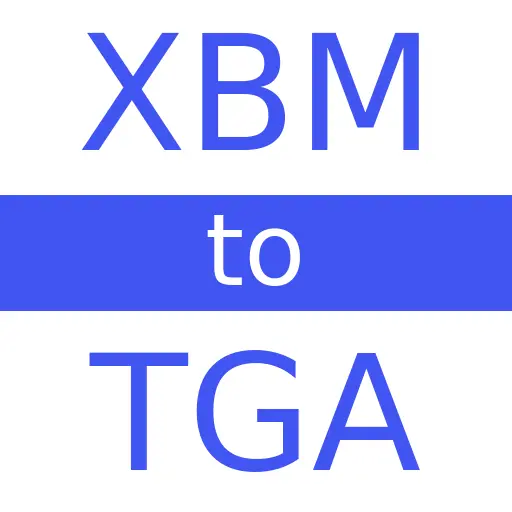XBM to TGA