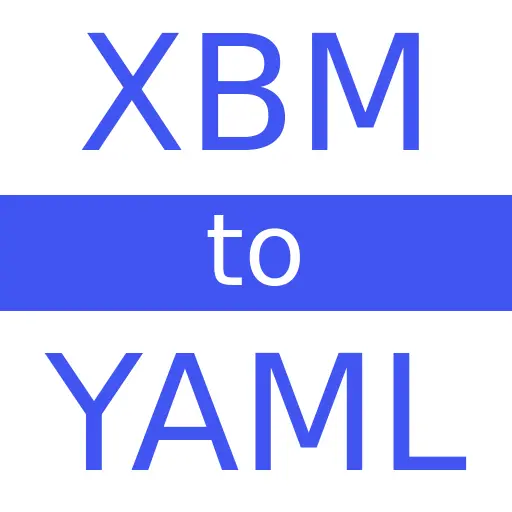 XBM to YAML