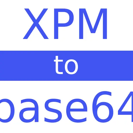 XPM to BASE64