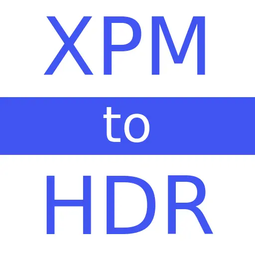 XPM to HDR