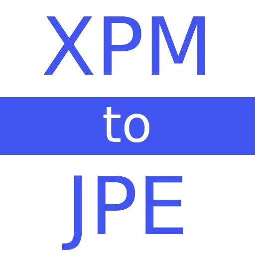XPM to JPE