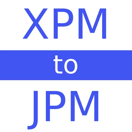 XPM to JPM