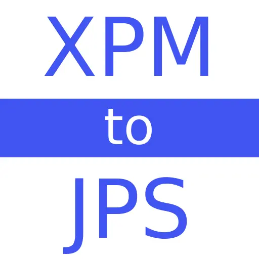 XPM to JPS