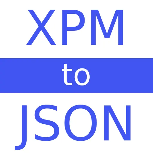 XPM to JSON