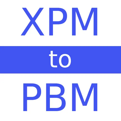 XPM to PBM